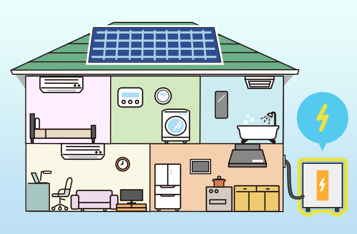 太陽光発電と蓄電池の組み合わせ