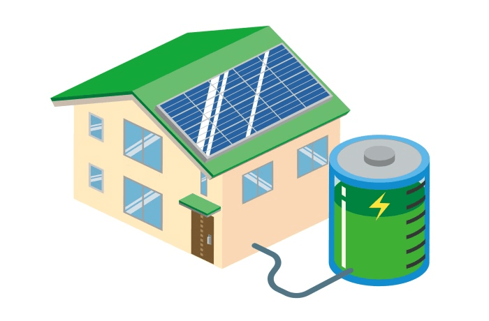 太陽光発電と蓄電池の併用