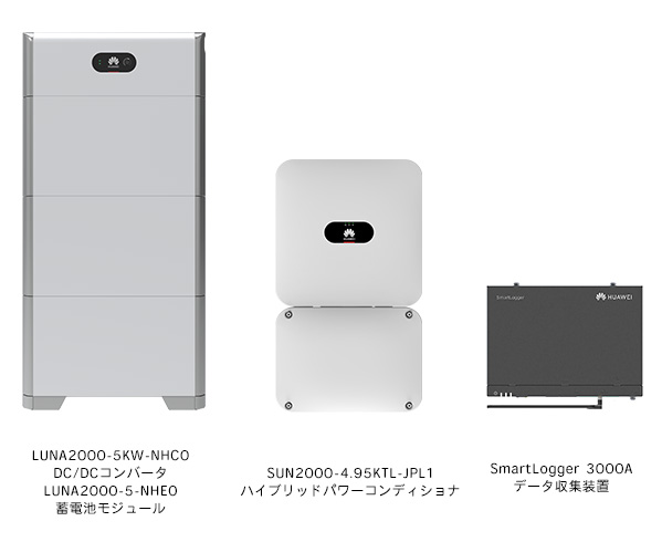 サンテックパワージャパンの家庭用蓄電池は、ファーウェイ社製のハイブリッド型蓄電システム
