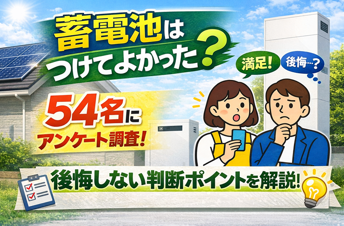 蓄電池はつけてよかった？54名に実体験を調査！後悔しないための判断ポイントを徹底解説