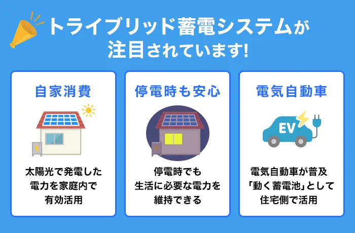 トライブリッド蓄電システム注目理由